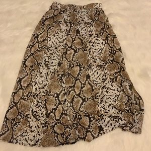 Snake skin skirt